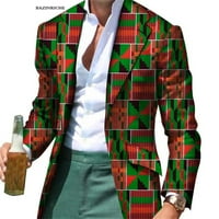 Fancy Suit Blazer Jackets Formalni kaput Dashiki Party African Muška odjeća