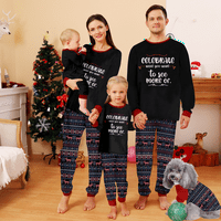 Božićne pidžame za obitelj, odgovaraju pidžami za parove, božićnice za žene