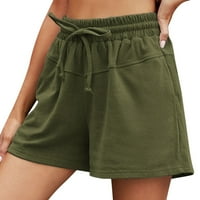 Puuawkoer ženske zveške kratke hlače Ležerne ljetne kratke hlače Karnete od elastičnih kratkih struka