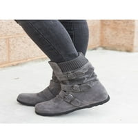 Woobling dame ženske zimske snežne čizme hodaju udobne srednje teleće cipele veličine američkih dionica