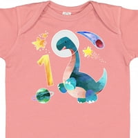 Inktastični prvi rođendan Dinosaur astronaut sa zvijezdama i planetom poklon dječji dječak ili dječji