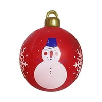 Frostluinaight up PVC božićna kugla na naduvavanje, veliki vanjski božićni pvc naduvanu kuglu sa LED svjetlom i daljinskom udaljenostima na otvorenom i ukras na bazenu