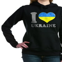 Cafepress - Volim Ukrajinu Native ukrajinska dukserica za zastavu - Pulover Hoodie, klasična i udobna