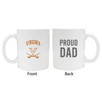 Virginia Cavaliers Ponosni tata keramičke šalice kafe - bijela