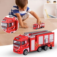 Lovehome Die-Cast Legura vatrogasne igračke za kamione, simulacija vatrenih borba za pješčane automobile,