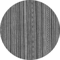 Ahgly Company u zatvorenom okruglom orijentalnoj sivi modernim prostirkama, 4 'runda