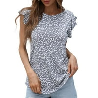 Ženska majica sa kojom se tiskala na majicu Ležerne prilike, ležerne bluze kratkih rukava za žene