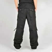 Aherbiu muns klasične teretne hlače s više džepova Streetwear Tactical Cargos ravno čvrste pantalone