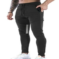 Muške prozračne elastične struke harem hlača za muškarce Ležerne prilike dugačke pantske struke jogger