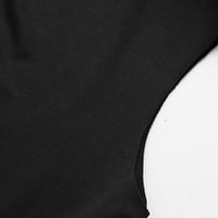 Crna muška majica Muška ljetna ledena svilena bez tanke diznute čiste boje V-izrez bez rukava bez rukava