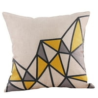 Yubnlvae Jastuk Dekorativni poklopac navlaka jastuk jesen jastuk Geometrijski jesen žuta jastučna futrola