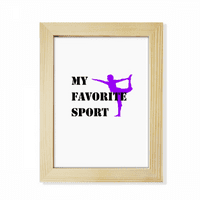 Poput sportske fitness balansirane stolne površine Desktop krasni foto okvir Display umjetnička slika
