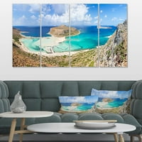 Art DesimanArt Balos Beach na otoku Kreta Grčka Prevelizirana plaža Canvas umetnička dela u. Široka