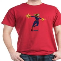 Cafepress - kapetan Marvel tamna majica - pamučna majica