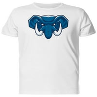 Agresivna plava majica slona muškarci -Image by shutterstock, muški 3x-veliki