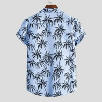 Zermoge muns majica bluzes klirence plus veličine muške modne etničke kratkih rukava casual tiska havajska majica majica