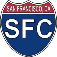 Američka međudržavna naljepnica San Fransico California