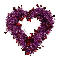 Friendssas Dekoracije za zabavu Valentinovo voli srčano oblikovanje vijenca zidnog viseći ukras za zabavu