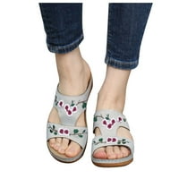 Wofedyo papuče za žene Ljeto dame modne kline pete za vezne sandale za žene ženske cipele kućni papuče