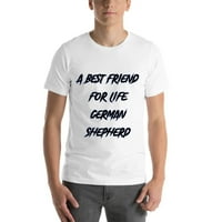 2xl Najbolji prijatelj za život: njemački pastirski pastir s kratkim rukavima majica s kratkim rukavima
