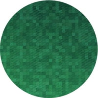 Ahgly Company u zatvorenom pravokutniku uzorke u dubokoj smaragdno zelenim prostirkama zelene površine,