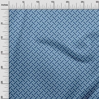 Onuone poliester Spande Royal Blue tkanina Geometrijski šivaći materijal za ispis tkanina sa dvorištem