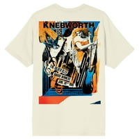 Pink Floyd Knebworth Tour postera za posadu izrez kratkih rukava Antikni bijeli muški majica-mali