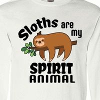 Inktastične utore su moje duhovne životinje sa slatkom majicom za ilustraciju dugih rukava
