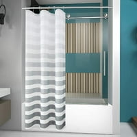 Striped geometrijski uzorak kupaonice, zavjese za tuširanje, vodootporan tuš za tuš sa kukama, aparat