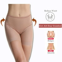 IOPQO Slabovi za žene Tummy Control Žene Nevidljivi bešavni bikini donje rublje Poluoki pokrivene gaćice
