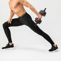 Muške brze sušenje joge hlače labave fit solidne boje elastične strukske tajice Ležerne prilike prozračne