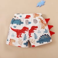 Kucnuzki mjeseci Baby Boy ljetne odjeće Shars Sets Mjeseci bez rukava Dinosaur Prints Ugodni vrhovi