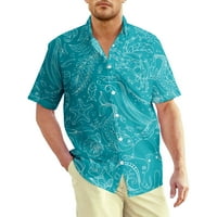 Ocean majica, podvlačenje za muškarce, košulju od tiskane odjeće, muška moda
