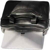 Postavite tašna torba za laptop originalne kože - torba za messenger torba s aktovkom na ramena