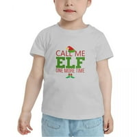 Nazovite me Elf još jednom Božićne majice za majice mališane za dječake