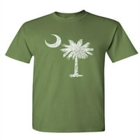 Carolina - Unise pamučna majica majica, šuma, velika