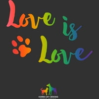 Ljubav je ljubavni ugljen sivi grafički pulover - dizajn od strane ljudi 2xl