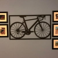 Metal Bike Wall Art, biciklistički poklon, biciklistička umjetnost, biciklistička zidna umjetnost, metalni