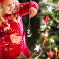 Dyfzdhu noćna mora prije božićnih ukrasa DIY akrilni ravni privjesak za božićno stablo