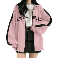 Ženski zip hoodie modni hoodie Comfort dukserica tinejdžerska jakna ženske dukseve dukserice