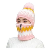 Ženska bejzbol kapa zbir baršunasti modni zimski šal toplotne tople ušice za pletenje biciklističkih kape za žene