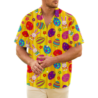 Uskršnje grafičke havajske majice Štampana odjeća za prozračnu odjeću za muškarce