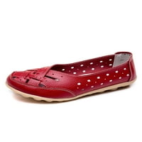 Leuncero ženske casual cipele udobne kožne stanovi klizne na natikačima prozračne vožnje cipelama šetnja