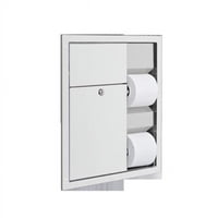Dual Stall WC je dozator tkiva i sanitarne salvete sa ugradnjom granica - pregrada montirana