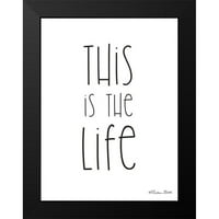 Lopta, susan crna modernog uokvirenog muzeja Art Print pod nazivom - ovo je život