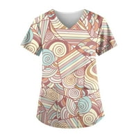 Ženski vrhovi Ljetne majice Casual V izrez Petal rukave bluze