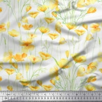 Soimoi Modal Satin tkanina od maslaca cvjetna tiskana tkanina od dvorišta široko