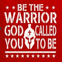 Divlji Bobby Budi ratnik koji te je Bog nazvao da budeš inspirativni hrišćanski ženski junior fit v-izrez,