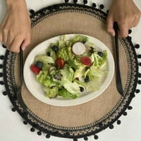 Ručno tkani coaster Ins Style Pamuk posteljina placemat za ručavanje tablice za objedovanje Photo Prop