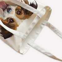 Pas Slatka torba za štampanje torbe na ramenu Torbe za torbe Horizontalno za žene sa uzorkom dizajna